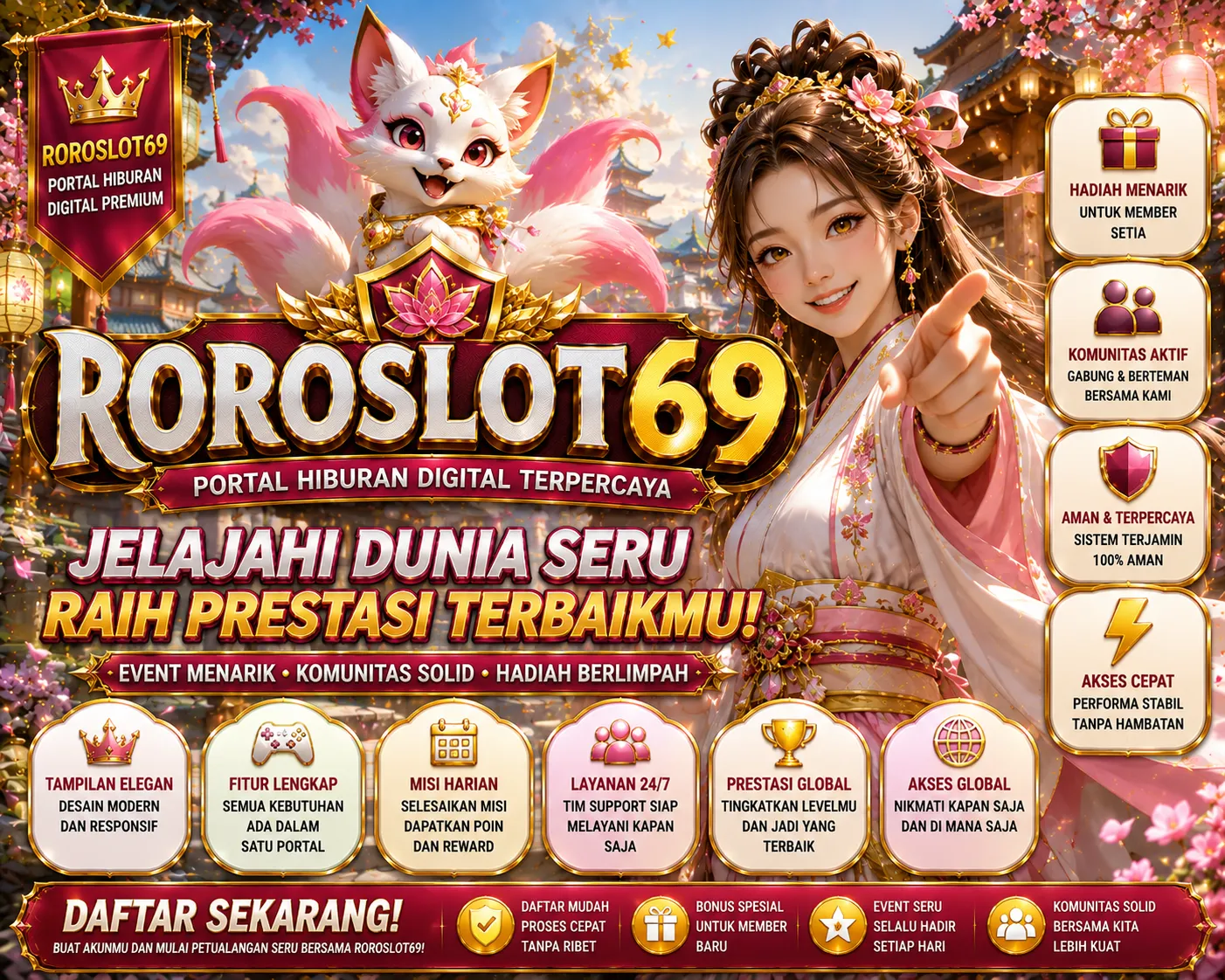 ROROSLOT69 : Pusat Hiburan Digital Penguasa Arena Gerbang Utama